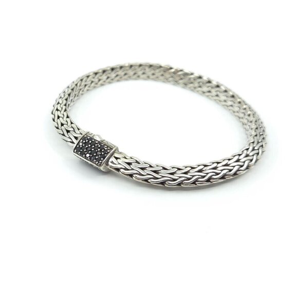 John Hardy Classic Chain Tiga Sapphire Chain Bracelet 6mm 7.25" - Picture 3 of 16